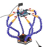1set 6-armはんだ付けステーションwith USBファン( DC 5 V ) for RCモデルアクセサリー default ブラック Walfrontywgg8ke1bi-02