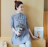 春夏 マタニティ T シャツ 　 ワンピース 外出着 妊婦服 ワンピース 授乳服 / マタニティ (XL)
