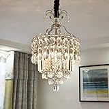 Postmodern - Crystal Chandelier/Simple Bedroom Corridor Light/Creative Lighting Balcony Headlights Vintage K9 Crystal E14 4/3560cm Long Life