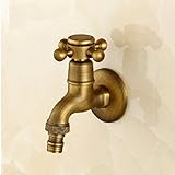 AWXJX Full Copper European Style Retro Style Washing Machine Single Cold Single Handle Single Hole S