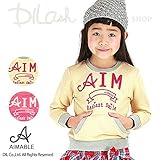 (エマーブル) AIMABLEロゴトレーナー/秋 ベビー キッズ 女の子 90 キナリ