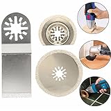3pcsマルチツールSawブレードセットマルチツールアクセサリーfor Fein Multimaster Bosch Makita