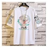 崩壊：スターレイル ホタル Tシャツ アベンチュリン 鏡流 ルアン・メェイ 銀狼 知更鳥 カフカ フォフォ よみ はなび ブラックスワン フゲン ブートヒル tシャツ メンズ レディース 半袖 上着丸首 夏服 通気性（並行輸入です） XL A