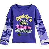 John Deere SHIRT ガールズ US サイズ: 12 Months カラー: パープル