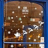 casualcatch ウォールステッカー MERRY CHRISTMAS クリスマス 壁飾りシート 子供部屋やお店の窓飾り貼る サンタクロースクリスマス飾り物