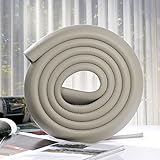 Elf Star(エルフスター)極厚プレミアム高密度発泡体エッジガード家具やテーブルの角の保護に便利安全性を守るバンパーガード2M×2本(L型ダブル,グレー)