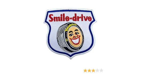 Amazon ヨコハマタイヤ ワッペン Yokohama Tire Smile Drive 旧車 ノスタルジック アメリカン雑貨 ワッペン アップリケ 通販