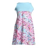 Domybest 親子服　子供服 　ワンピース　女の子　ママと娘　親子お揃い服 女児 ガールズ 子供ドレス 春 夏 秋 ビーチ　リゾート　誕生日 通園 通学 お出かけ 普段着 フォーマル (S, 娘)