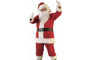 [ROZZERMAN] サンタクロース コスチューム 厚手 大人用 サンタ コスプレ 5点セット 7点セット 選べる 子 供 が大喜び間違いなし 23