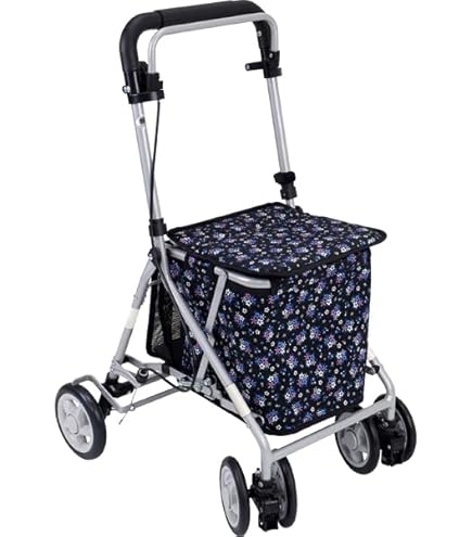Amazon | 島製作所 リズムRWC (フラワーG) シルバーカー 座面付 | 島