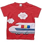 【初夏盛夏対応】 CHEEK ROOM(チイクルーム) 製品洗い加工済み42/2天竺新幹線半袖Tシャツ 110cm/RE NO.B-480131