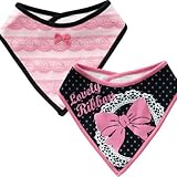 (チャックル) chuckle フリルリボンバンダナよだれかけ2枚組 ピンク サイズなし W8533-00-20