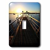 Sven Herkenrath横 – Pier in Alvor Portugal – 照明スイッチカバー – シングルトグルスイッチ( LSP _ 233956 _ 1 )