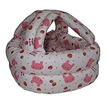 【globalzakka】 ベビースポンジ ヘルメット いちご うさぎ 白