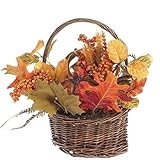 工場直接クラフト®秋収穫壁バスケット素朴な黄麻布Daisy and Beehiveガーランドホーム装飾、クラフト用および表示