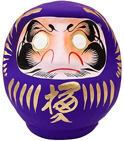 Amazon.co.jp: だるま 福だるま 8号 青 【社内安全・大願成就】 25x21x26cm HKDM-8-BL-9