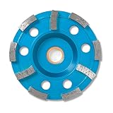 呉英製作所 DIAMOND TOOLS コンクリート、レンガ、カワラ、石材等の平面研削及び面取り加工、凸凹修正 4” Y型カップホイール NX 2340