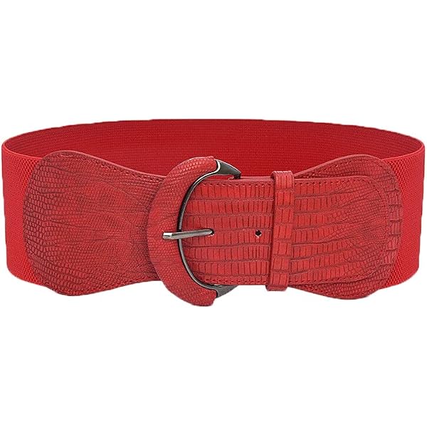 VANANA Elastic Waist Belt Black Vintage Wide Corset Waspie  display picture 1