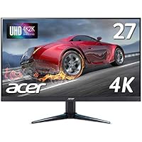 Acerゲーミングモニター VG270Kbmiipx 27インチ IPS 非光沢 3840x2160 4K 60Hz 300cd 4ms Free-Sync HDMI DisplayPort