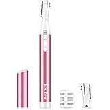 眉毛シェーバー 眉毛カッター レディースシェーバー 女性 電動シェーバー まゆげそり フェイスシェーバー 産毛 顔そり 脇 足 全身 広範囲用 小型 無痛 男性用 長さ調整眉用コーム付き 替刃付き 乾電池式 日本語取扱説明書