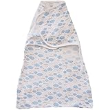 カーターズ Carter's  男の子用水色DREAM足カバー付きおくるみスリーパー(約3.2-6.6kg用) [並行輸入品]