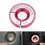 Yutner - Luminous Ignition Switch Key Hole Ring Cover Trim Car Styling Sticker Fit for Golf Jetta MK