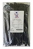 USA Strong Cable Ties. 9" Nylon Zip Cable Ties. Large 120 LB Tensile Heavy Duty Industrial Grade. Du