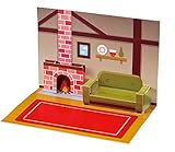 デコレ Otogicco 背景ポップアップカード リビング