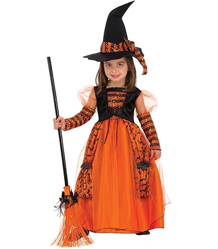 Rubie's Miss Halloween Kinderkostüm – Gothic Braut, Inkl. Kleid, Diadem & Schärpe