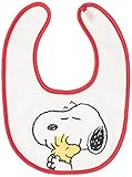 PEANUTS  スヌーピー 乳幼児 1Pリバーシブルスタイ ホワイト パイル×スムス S2C00