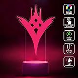 cmlart Destiny Hunter Bladedancer 3dランプ夜間7色変更BestギフトNight Light LED家具デスクテーブル照明ホーム装飾おもちゃ CMLART