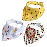 10 #ライオンStar 3pcs-baby-girls-boys-kids-triangle-head-scarf-bandana-bibs-saliva-towel-dribble