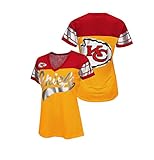 Kansas City ChiefsレディースゲームWinningドライブJerseyスタイルシャツLarge