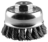 Hot Max 26288 2-3/4-Inch M10 x 1.25-Inch Knotted Wire Cup Brush by Hot Max