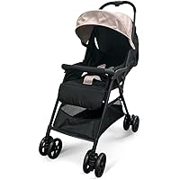 ベビーカー ブラック 5点式シートベルト Amazon.co.jp: アイリスプラザ B型 ベビーカー 折りたたんだ後も