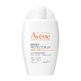 アベンヌ(Avene) ミルキープロテクター UV 40mL | SPF50+ ・ PA++++ | 朝用 ・ 日中用 (美容液 ・ クリーム ・ 乳液) | ミルク・ローション状 | 無香料 | デリケート 化粧下地 紫外線カット 保湿 UV耐水性★ メンズ | 敏感肌 ダーマコスメ 資生堂
