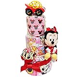 ミニー　３段おむつケーキ　Ｓサイズ