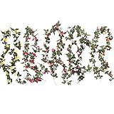 Dovewill 5色　ぶら下げ　バラ　造花　花輪　葉吊り　結婚式　ガーデン　飾り　ロマンティック　約10本入りセット