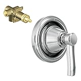 Moen Rothbury 2-function転送バルブトリムwith 1 / 2インチCC rough-in K-TS5205-75CH 1