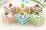 NICE PURCHASE 6pcs Realistic Artificial Cake Assorted Mixed Fake Cake Model Home Staging Equipment C