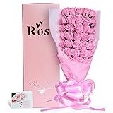 Yobansa 　造花 石鹸の花 花束 ソープ　フラワー　大切な人 へ 感謝 の 気持ち を 伝える 花束 （ 母の日 ・ バレンタイン ・ ホワイトデー ・ 入学 ・ 卒業 ・ 誕生日 ・ 結婚記念