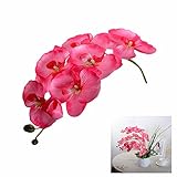 gootrades人工バタフライオーキッドシルクフラワーホームガーデン胡蝶蘭Bouquet Decor M ピンク DFR234