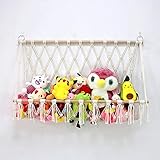 ぬいぐるみハンモック おもちゃハンモック 収納ネット 吊り下げ ぬいぐるみ ハンモック 大容量 壁掛け 収納 片付け 整理整頓 見せる収納 収納ネット 子供玩具収納 ぬいぐるみ用 お風呂用 ぬいぐるみネットホルダー 保育園 寝室 プレイルーム用 オーガナイザーメッシュ収納