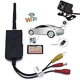 TKS WIFI バックカメラ セット iPhone など スマホ 、 タブレット 対応 防水仕様 広角 映像ケーブル 付き 有線 / 無線 両方 対応 TKS-WBK903-A206C