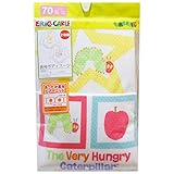 【2枚組】【本体綿100％】2017年 秋冬 はらぺこあおむし エアーニット 長袖ボディスーツ THE WORLD OF ERIC CARLE アイボリー◇80cm