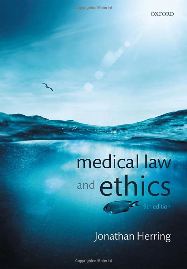 Amazon Medical Law and Ethics Herring, Jonathan Law