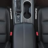 アルファード30系 40系 20系 シートコンソール サイドクッション センター スボーツ式 隙間クッション 専属ロゴ入り小物入れ 落下防止 2本セット (ブラック,アルファード)