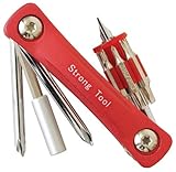 まとめ買い 10個セット「ストロングツール(Strong TooL) 17in1 精密コンパクトレンチ ドライバータイプ 赤 12969」