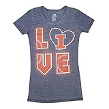 NCAA GirlsチームロゴTシャツ( Vintage Look ) – Illinois Fighting Illini