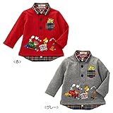 [ミキハウス]トレーナー サーカス団プッチー重ね着風15000 80cm ｸﾞﾚｰ